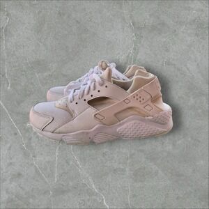 Nike Air Huarache Shoes Kids Size 6.5Y White Triple White 654275-110 Sneakers